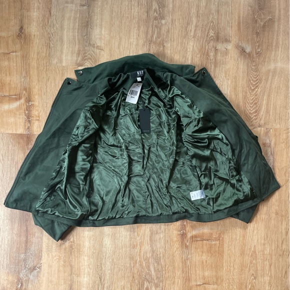 NWT Kut from the Kloth Emma Faux Suede Moto Jacket - Picture 7 of 11